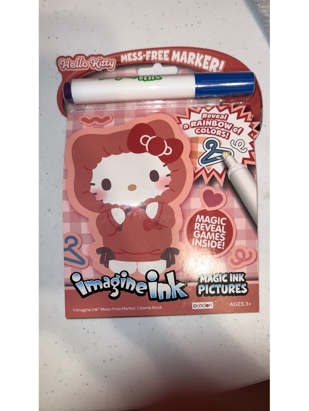 Bendon Hello Kitty Imagine Ink Magic Ink Pictures Activity Book